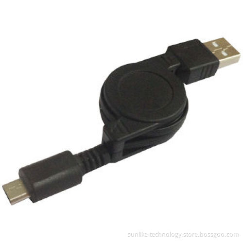 USB to Micro cable, Retractable Micro USB Cable
